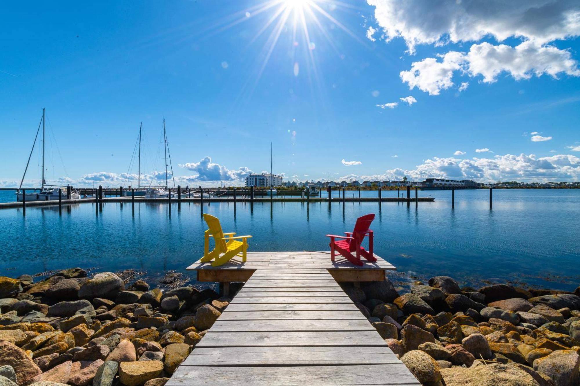Hafenliebe- Sauna, Steg, Hafenblick, Kamin, Terrasse Ольпениц Экстерьер фото